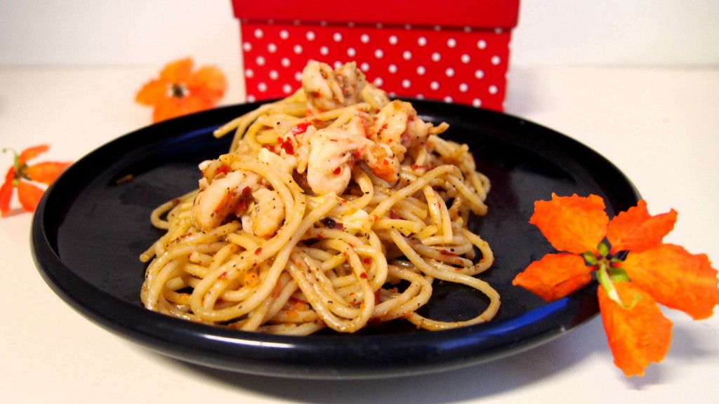 Aglio Olio - With Prawns 