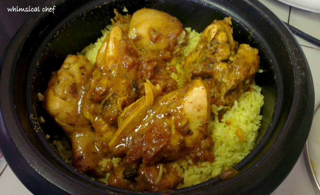 Chicken Biriyani in the making