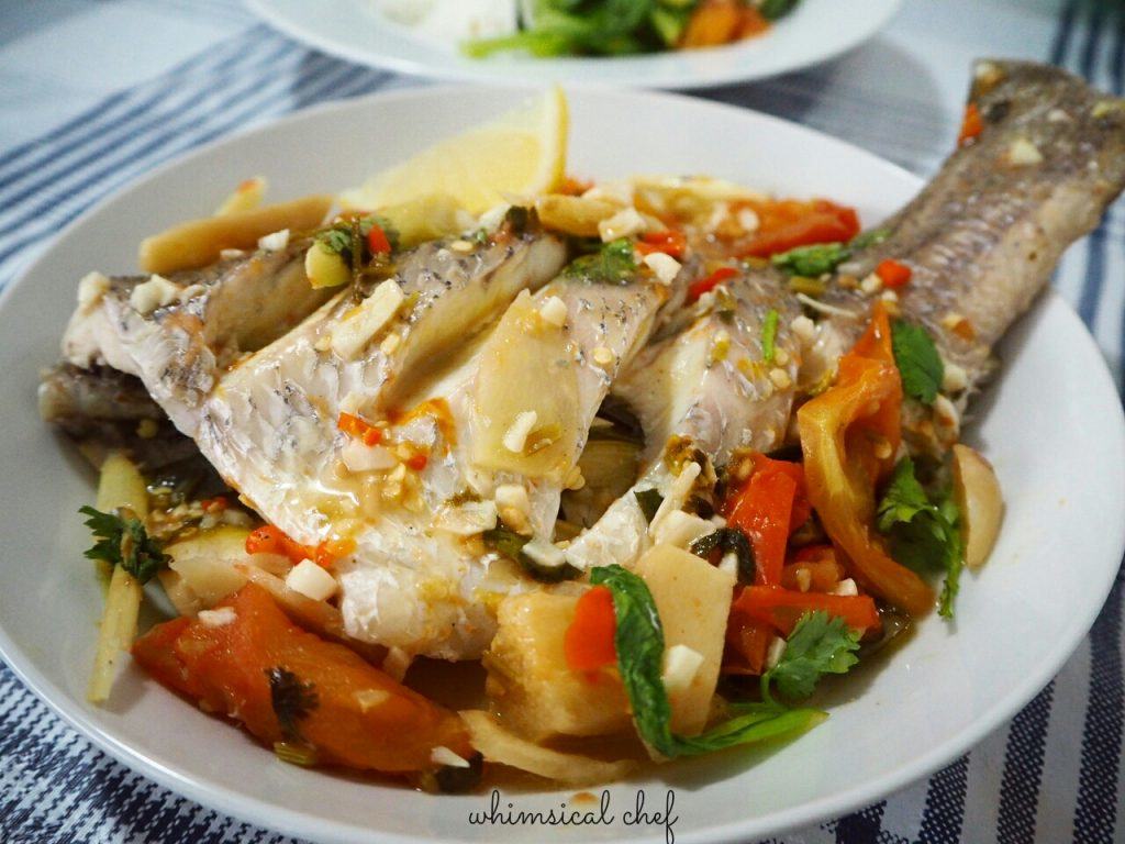 Steamed fish