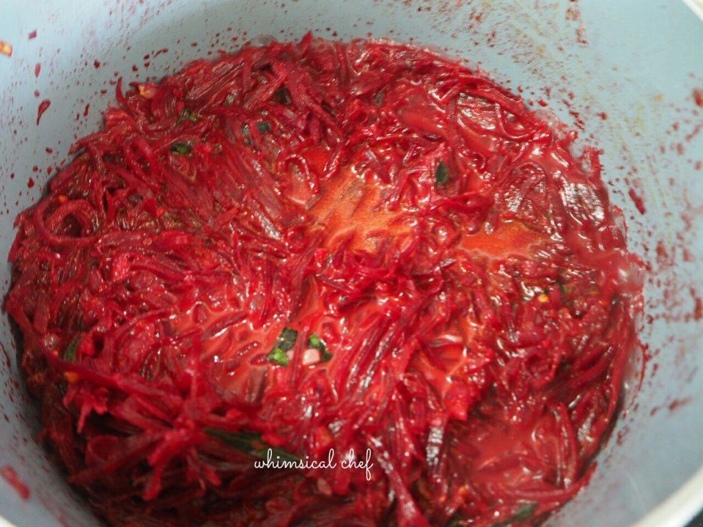 Beetroot curry